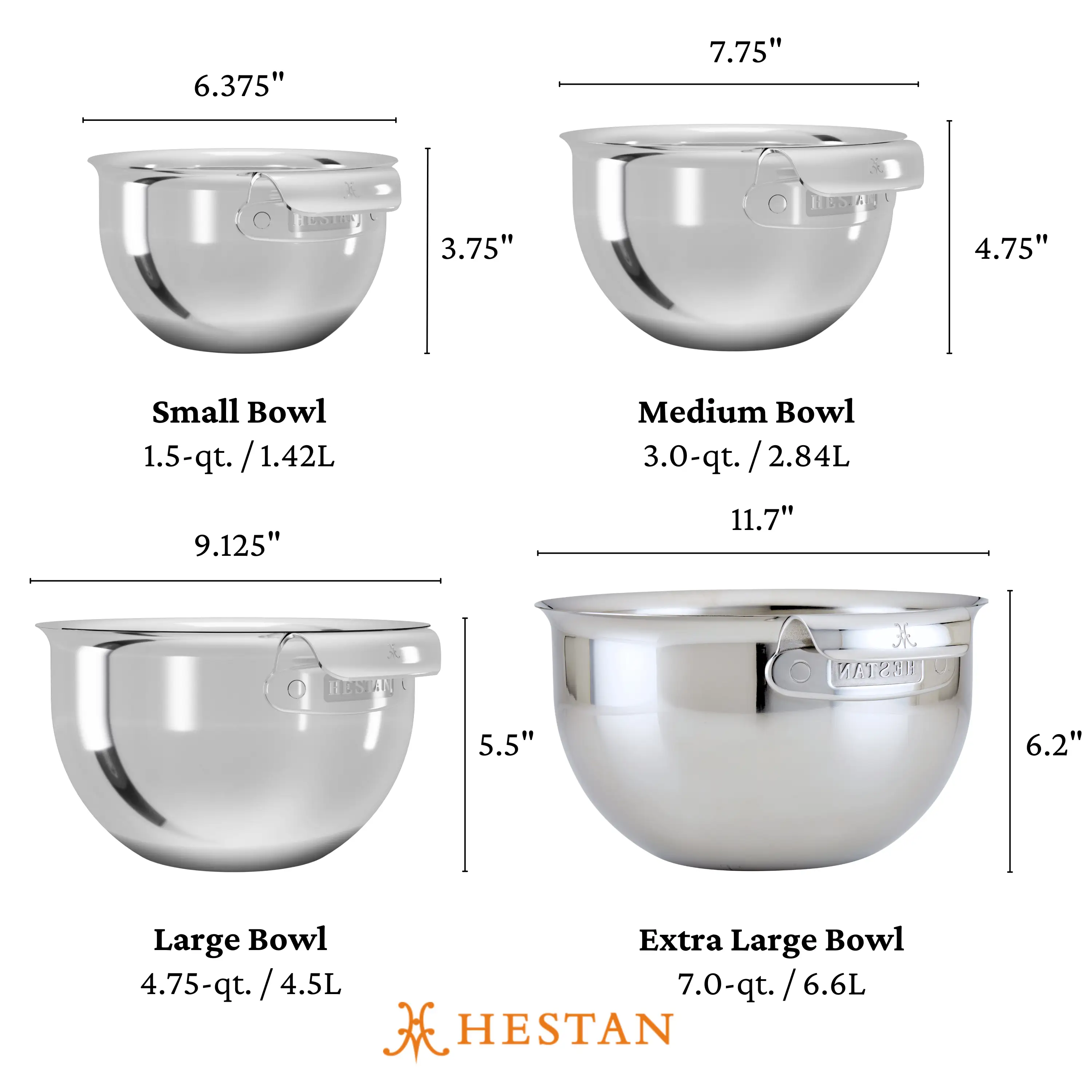 Stainless Steel Mixing Bowl, 7-Quart - Image 4
