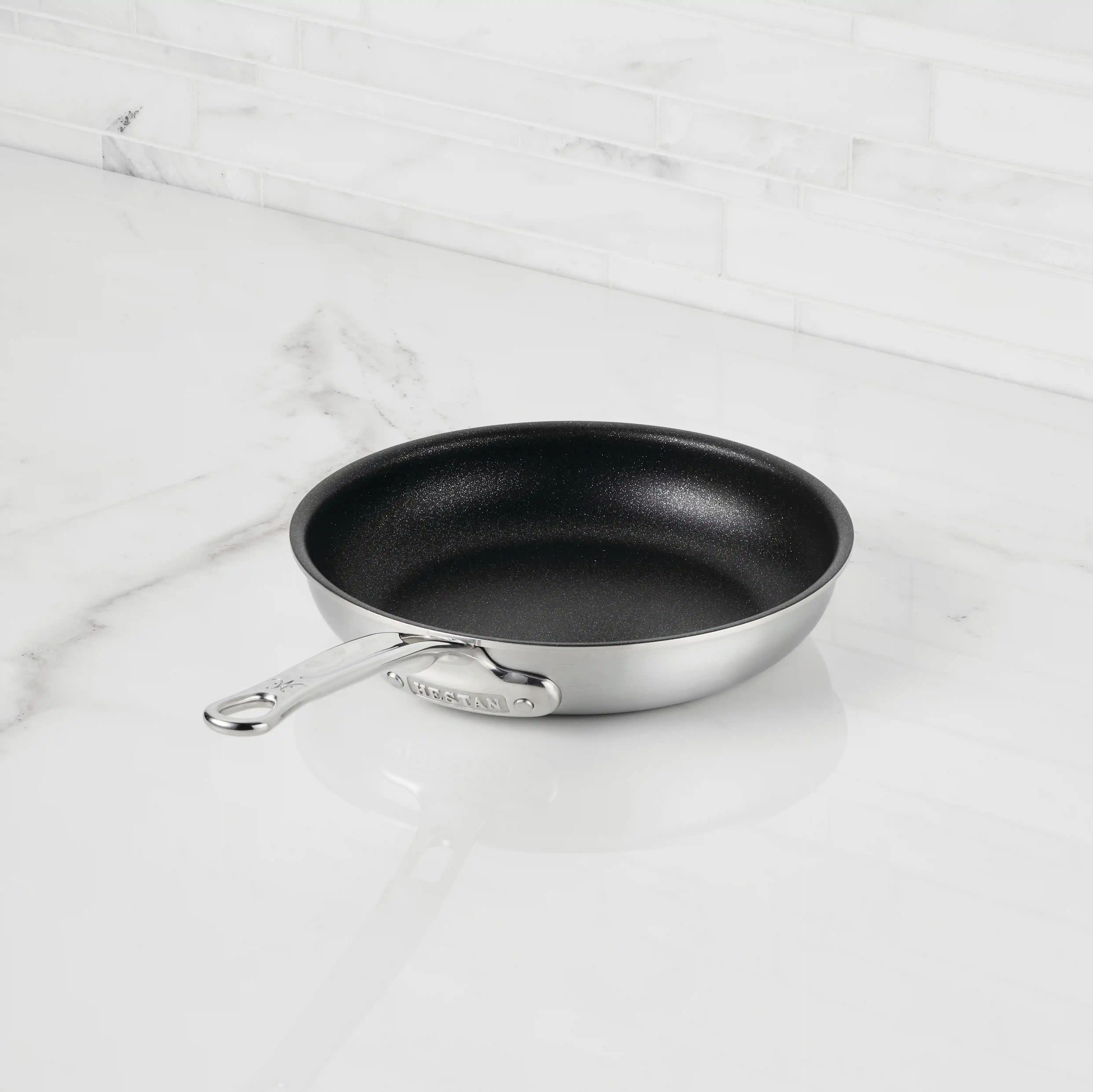 Commercial Clad Stainless Steel TITUM® Nonstick Skillets - Image 3