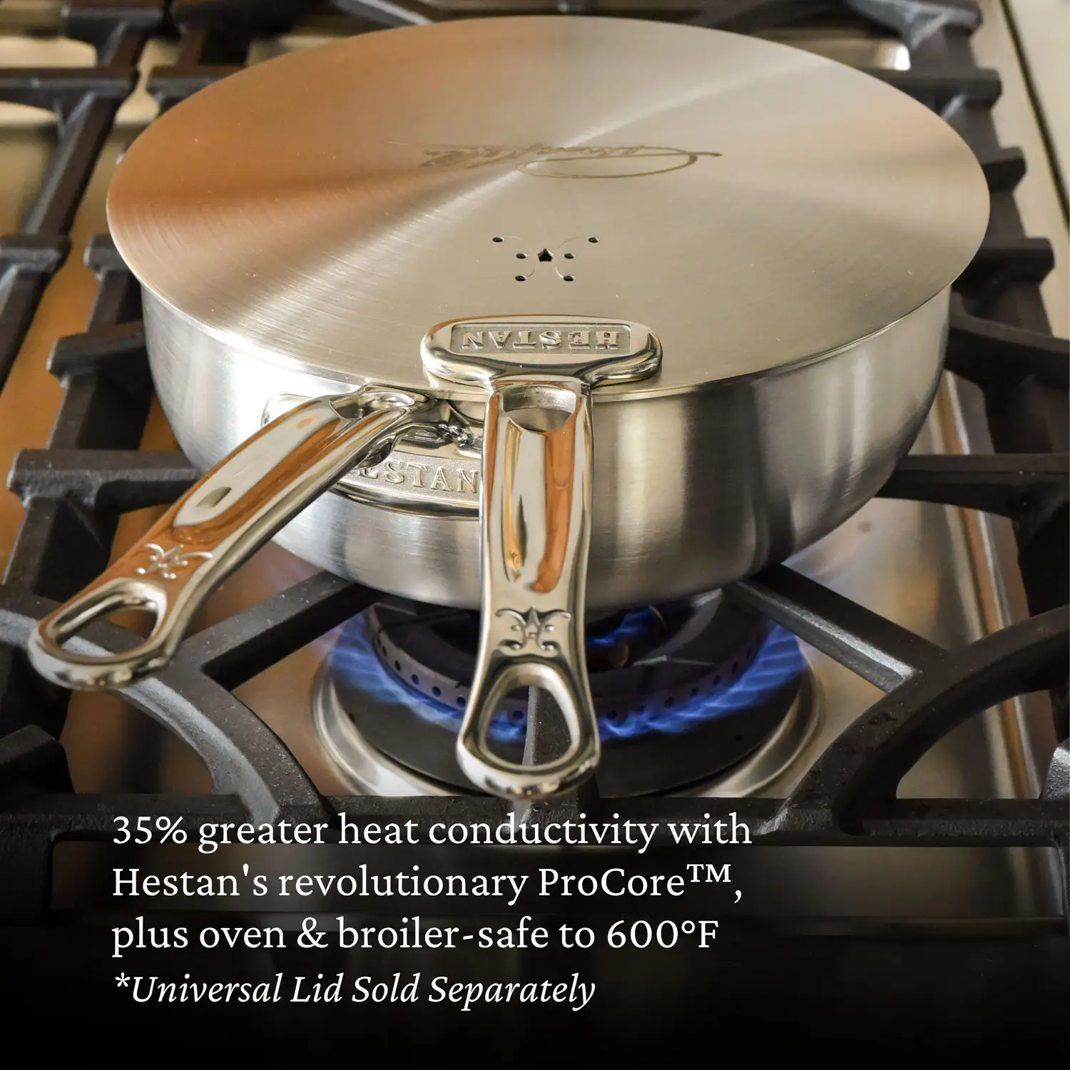 Stainless Steel 2-Quart Saucier - Image 4